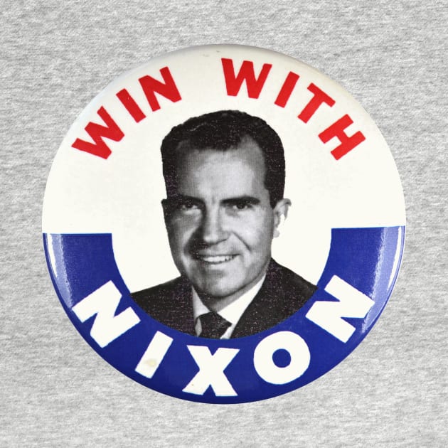 Richard M Nixon Presidential Campaign Button Design by Naves
